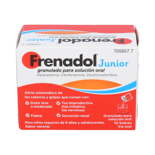 FRENADOL JUNIOR 10 SOBRES GRANULADO PARA SOLUCION ORAL 2
