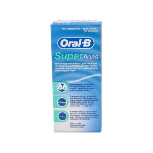 ORAL-B SUPERFLOSS SEDA DENTAL 50 U