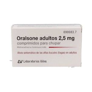 ORALSONE ADULTOS 2,5 mg 12 COMPRIMIDOS PARA CHUPAR