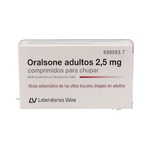 ORALSONE ADULTOS 2,5 mg 12 COMPRIMIDOS PARA CHUPAR
