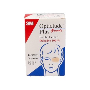 OPTICLUDE PLUS PARCHES OCULARES T- GDE  20 U