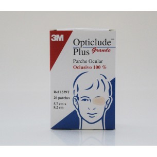 OPTICLUDE PLUS PARCHES OCULARES T- GDE  20 U 2