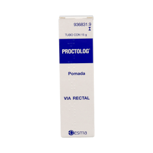 PROCTOLOG POMADA RECTAL 1 TUBO 15 g 2
