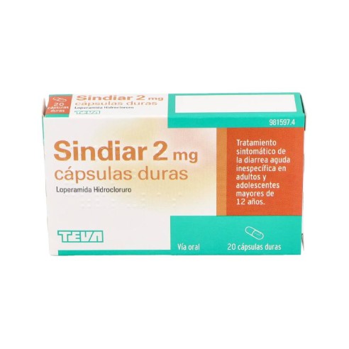 SINDIAR 2 MG 20 CAPSULAS