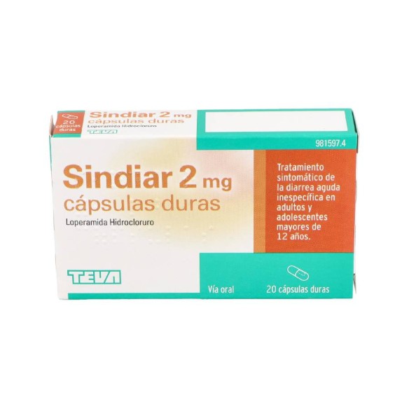 SINDIAR 2 MG 20 CAPSULAS