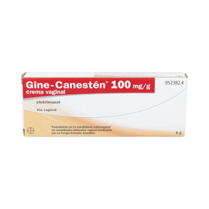 GINE-CANESTEN 100 MG/G CREMA VAGINAL 1 TUBO 5 G 2