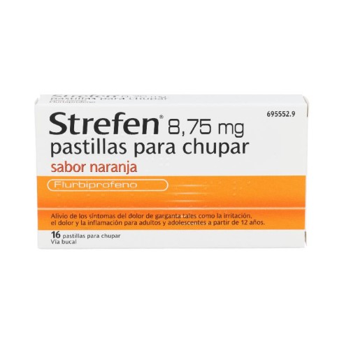 STREFEN 8,75 MG 16 PASTILLAS PARA CHUPAR (SABOR...