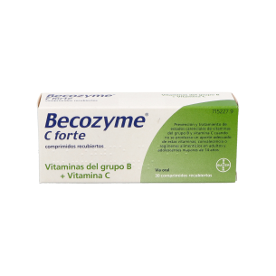 BECOZYME C FORTE 30 COMPRIMIDOS RECUBIERTOS 2