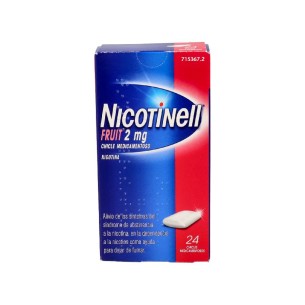 NICOTINELL FRUIT 2 MG 24 CHICLES MEDICAMENTOSOS