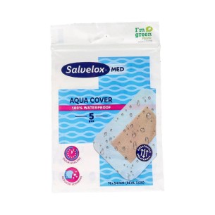 SALVELOX MED AQUA COVER APOSITO ADHESIVO 5 APOSITOS 76 MM...