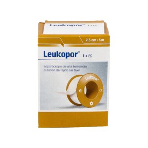 ESPARADRAPO HIPOALERGICO LEUKOPOR PAPEL  5 X 2,5