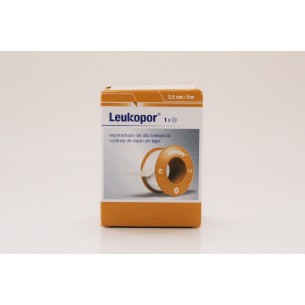 ESPARADRAPO HIPOALERGICO LEUKOPOR PAPEL  5 X 2,5 2