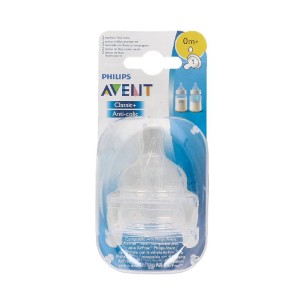 AVENT TETINA SILICONA FLUJO RECIEN NACIDO 0