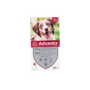 ADVANTIX 250/1250 mg SOLUCION SPOT-ON PERROS  10-25 kg 4...