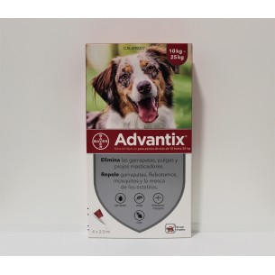 ADVANTIX 250/1250 mg SOLUCION SPOT-ON PERROS  10-25 kg 4... 2