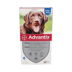 ADVANTIX 400/2000 mg SOLUCION SPOT-ON PARA PERROS  25-40...