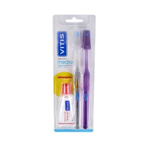 VITIS CEPILLO DENTAL ADULTO MEDIO DUPLO