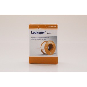 ESPARADRAPO HIPOALERGICO LEUKOPOR PAPEL 5 M X 1, 2