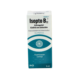 ISOPTO B12 0,5 mg/ml COLIRIO EN SOLUCION 1 FRASCO 5 ml 2