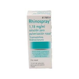 RHINOSPRAY 1,18 mg/ml SOLUCION PARA PULVERIZACION NASAL 1...