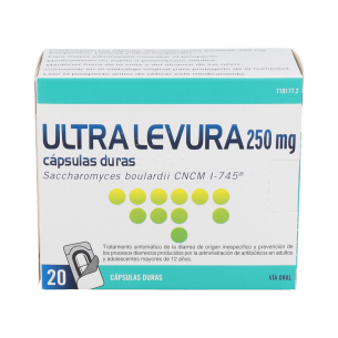 ULTRA-LEVURA 250 MG 20 CAPSULAS (BLISTER) 2