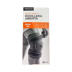 FARMALASTIC RODILLERA ABIERTA NEOPRENO T- UNICA GRIS