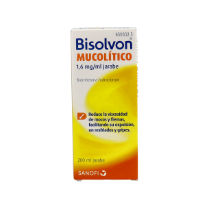 BISOLVON MUCOLITICO 1,6 mg/ml JARABE 1 FRASCO 200 ml 2