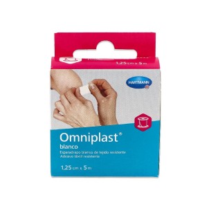 ESPARADRAPO HIPOALERGICO OMNIPLAST TEJIDO RESIST 1.25 X 5...