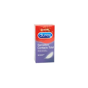 DUREX SENSITIVO CONTACTO TOTAL PRESERVATIVOS 12 2