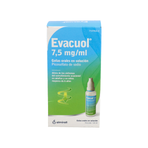 EVACUOL 7,5 mg/ml GOTAS ORALES EN SOLUCION 1 FRASCO 30 ml 2