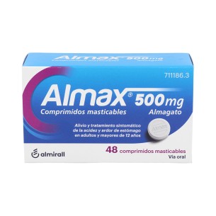 ALMAX 500 MG 48 COMPRIMIDOS MASTICABLES 2