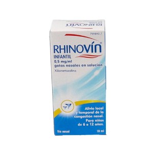 RHINOVIN KIDS 0,5 mg/ml GOTAS NASALES EN SOLUCION 1...
