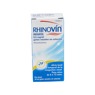 RHINOVIN KIDS 0,5 mg/ml GOTAS NASALES EN SOLUCION 1... 2