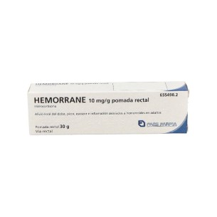 HEMORRANE 10 mg/g POMADA RECTAL 1 TUBO 30 g