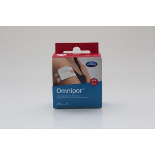 ESPARADRAPO HIPOALERGICO OMNIPOR DE PAPEL 5 M X 2
