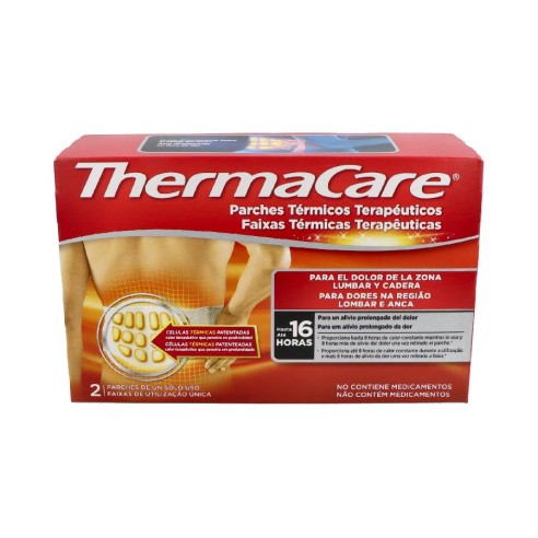 THERMACARE PARCHE TERMICO ZONA LUMBAR CADERA 2 P