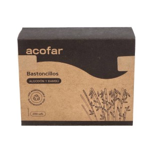 ACOFAR BASTONCILLOS OIDOS DE ALGODON Y BAMBU 200