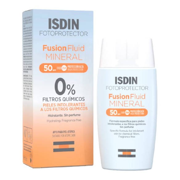ISDIN FOTOPROTECTOR  SPF-50 FUSION FLUID MINERAL