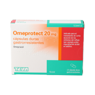 OMEPROTECT 20 MG 14 CAPSULAS GASTRORRESISTENTES (BLISTER) 2