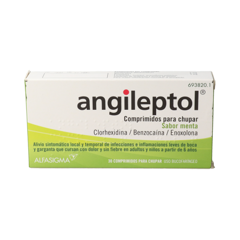 ANGILEPTOL 30 COMPRIMIDOS PARA CHUPAR (SABOR...