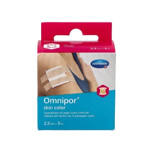 ESPARADRAPO HIPOALERGICO OMNIPOR SKIN COLOR 5 M