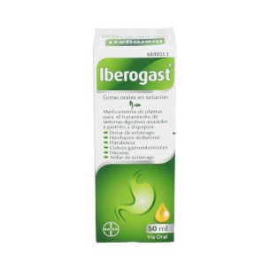 IBEROGAST GOTAS ORALES EN SOLUCION 1 FRASCO 50 ml
