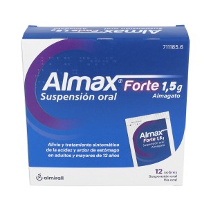 ALMAX FORTE 1,5 g 12 SOBRES SUSPENSION ORAL 2