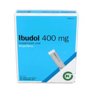 IBUDOL 400 MG 20 SOBRES SUSPENSION ORAL 10 ML 2