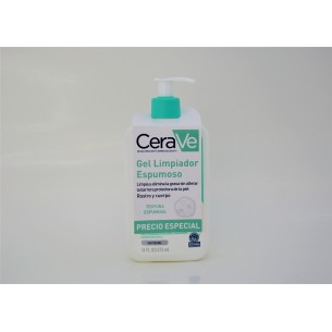 CERAVE GEL LIMPIADOR ESPUMOSO 473 ML 2