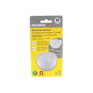 MEDELA PEZONERA CONTACT SILICONA T- M 20 MM 2 U