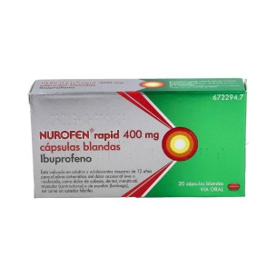 NUROFEN RAPID 400 mg 20 CAPSULAS BLANDAS