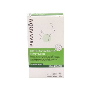 PRANAROM AROMAFORCE GARGANTA 21 PASTILLAS