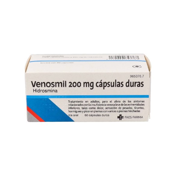VENOSMIL 200 MG 60 CAPSULAS