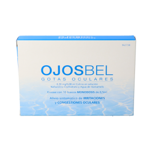 OJOSBEL 0,3 mg/ml  0,08 ml/ml COLIRIO EN SOLUCION 10... 2